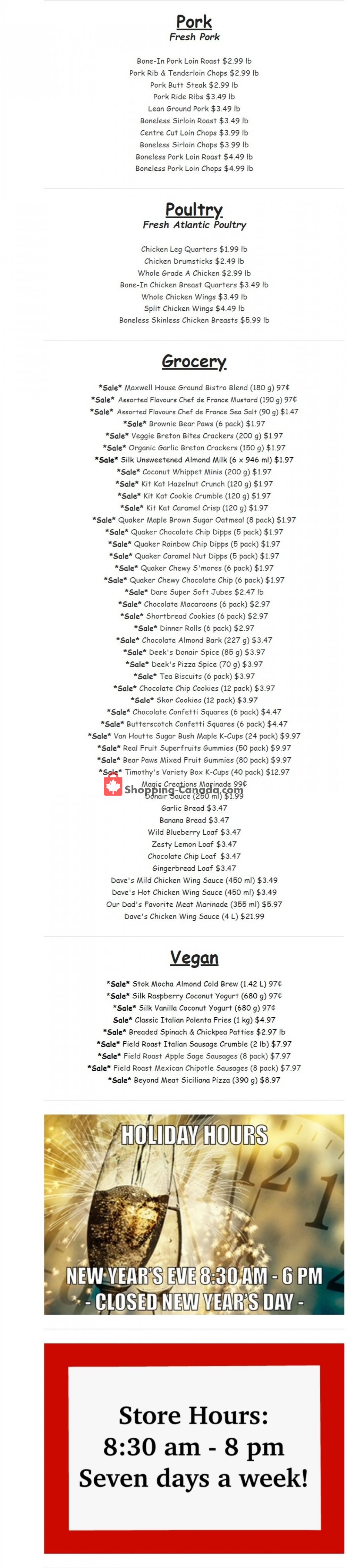 Gateway Meat Market flyer from Thursday December 24, 2020 to Wednesday December 30, 2020 - page 11
