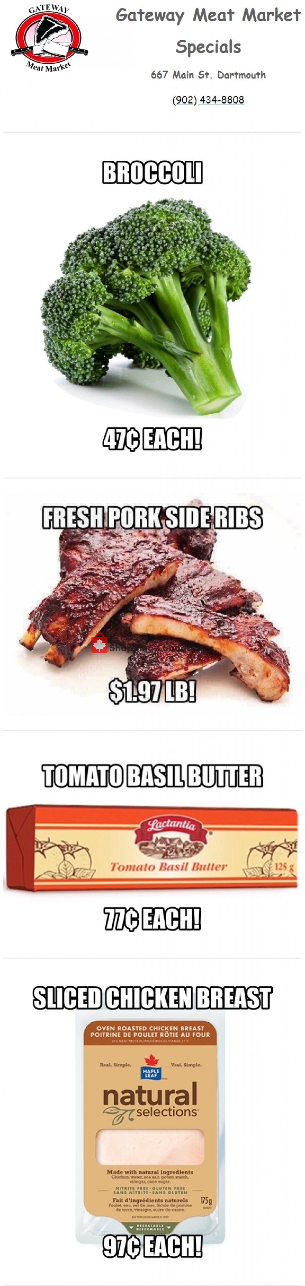 Gateway Meat Market flyer from Thursday January 31, 2019 to Wednesday February 6, 2019 - page 1