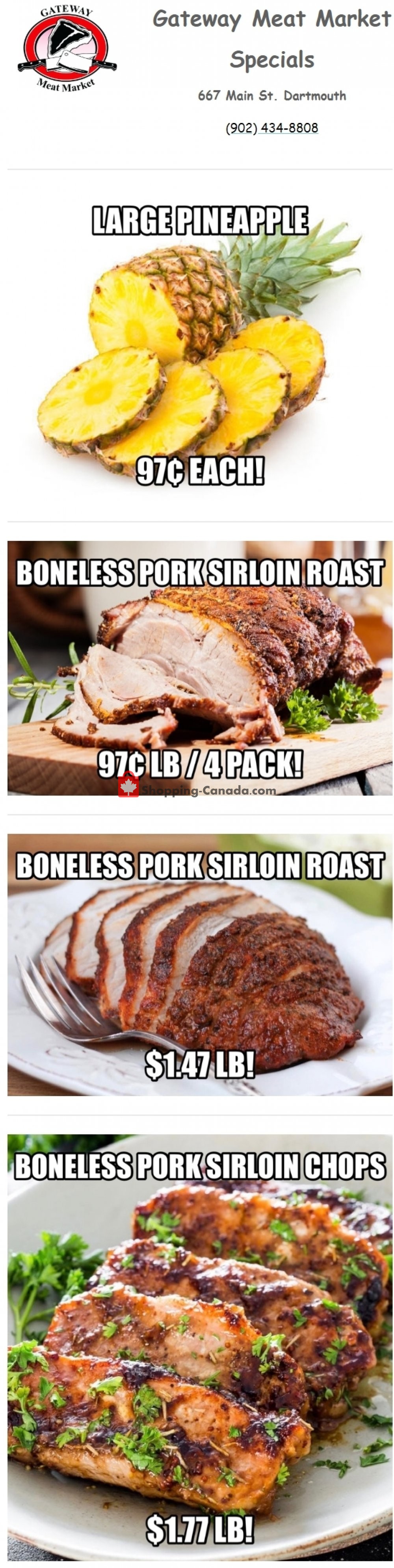 Gateway Meat Market flyer from Thursday March 14, 2019 to Wednesday March 20, 2019 - page 1