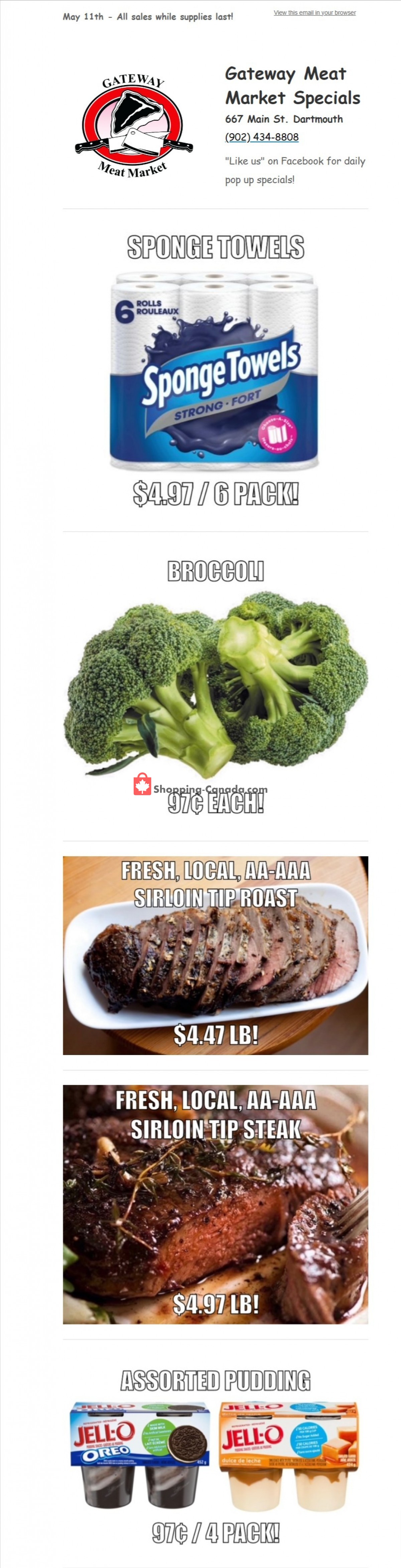 Gateway Meat Market Canada Flyer Weekly Specials May 11 May 17