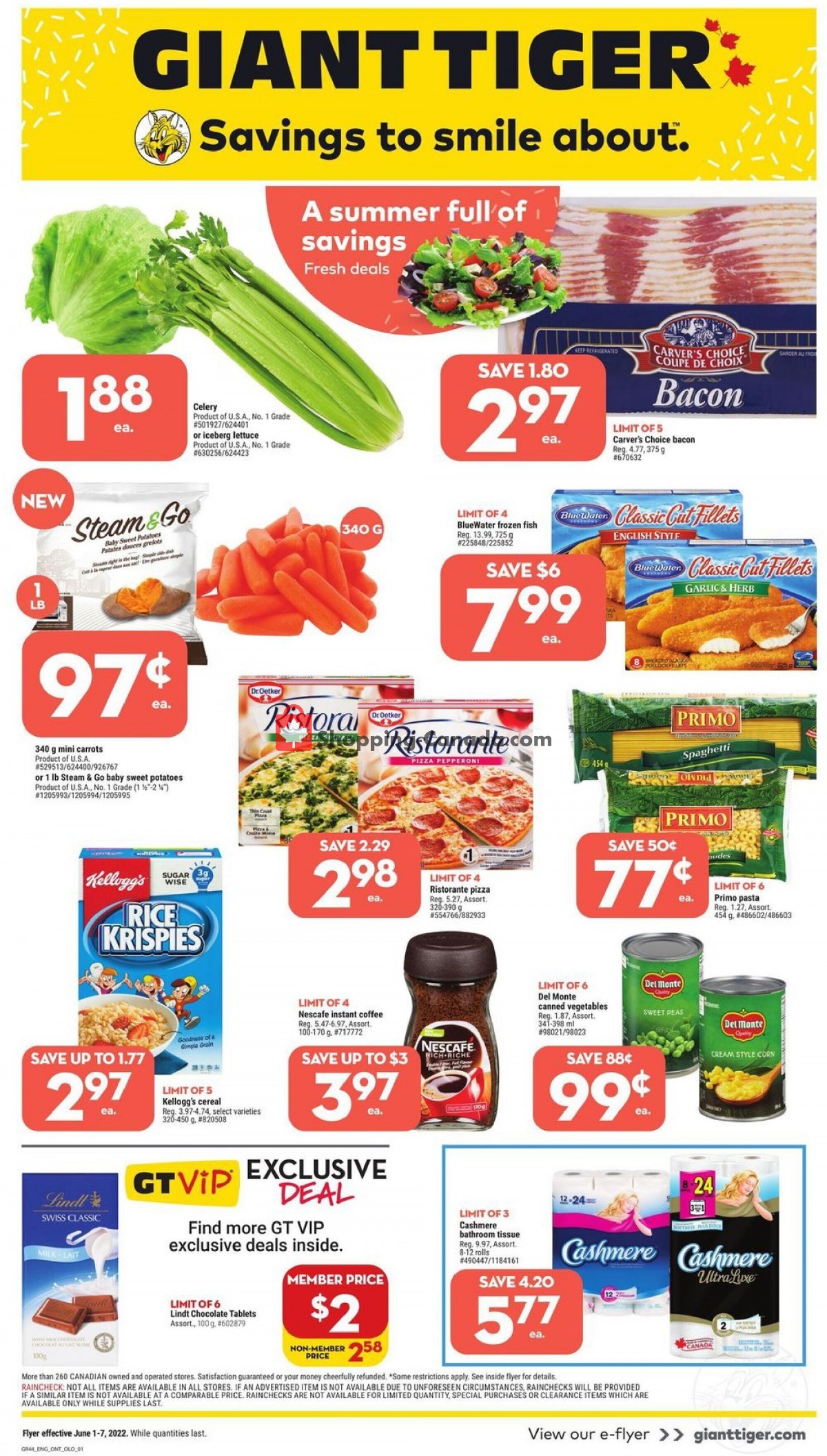 Giant Tiger Canada, flyer (A summer full of savings ON) June 1