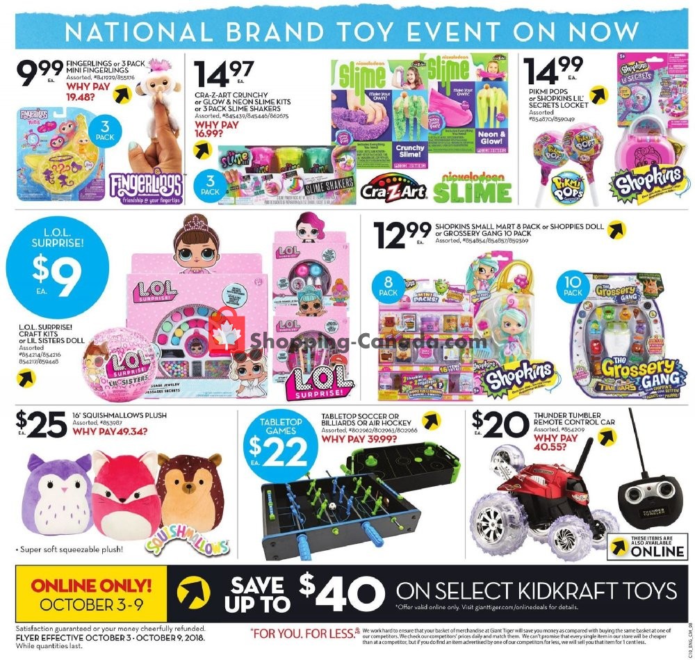 Giant Tiger flyer from Wednesday October 3, 2018 to Tuesday October 9, 2018 - page 14