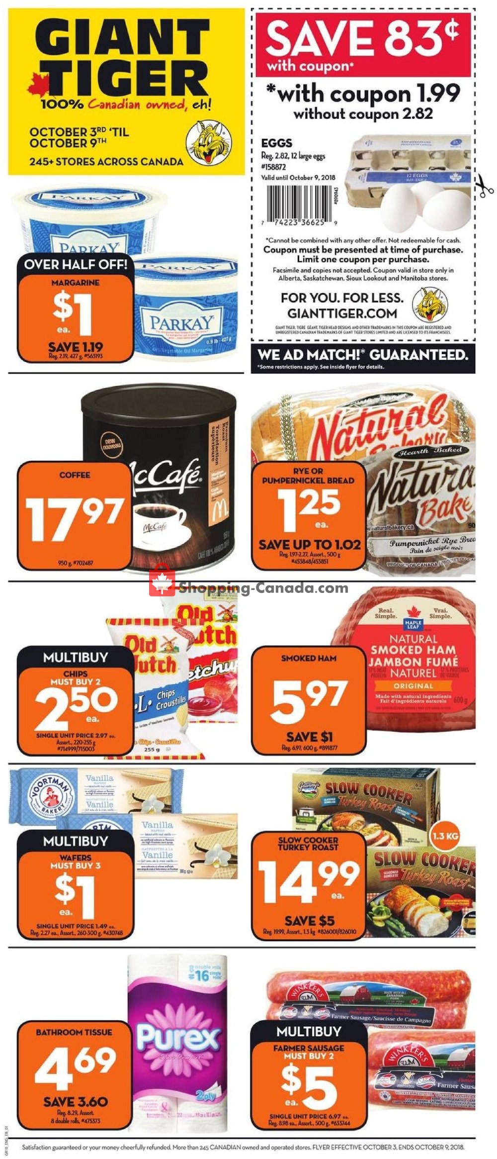 Giant Tiger flyer from Wednesday October 3, 2018 to Tuesday October 9, 2018 - page 3