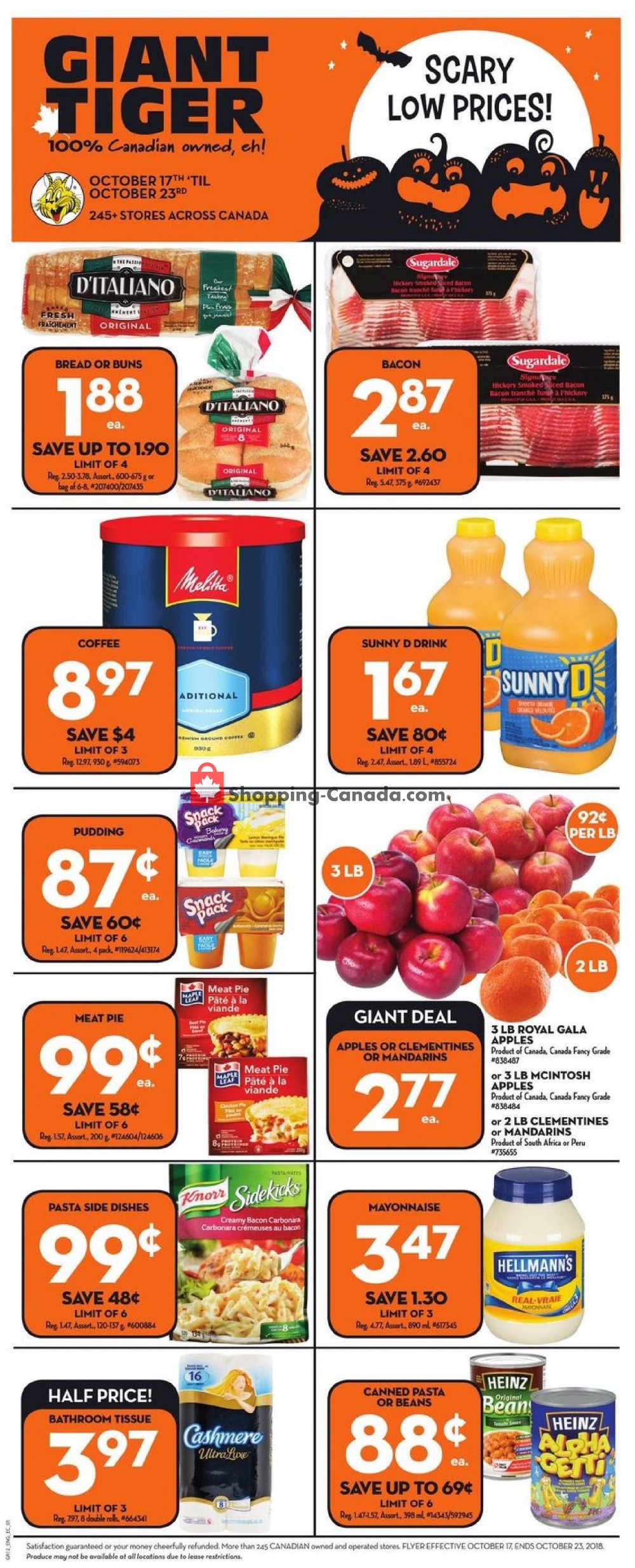 Giant Tiger flyer from Wednesday October 17, 2018 to Tuesday October 23, 2018 - page 3