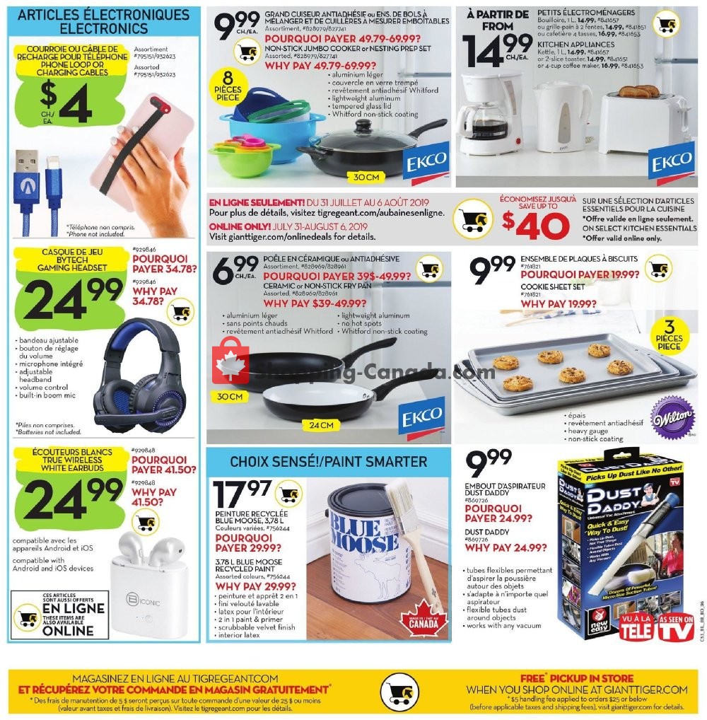 Giant Tiger flyer from Wednesday July 31, 2019 to Tuesday August 6, 2019 - page 11