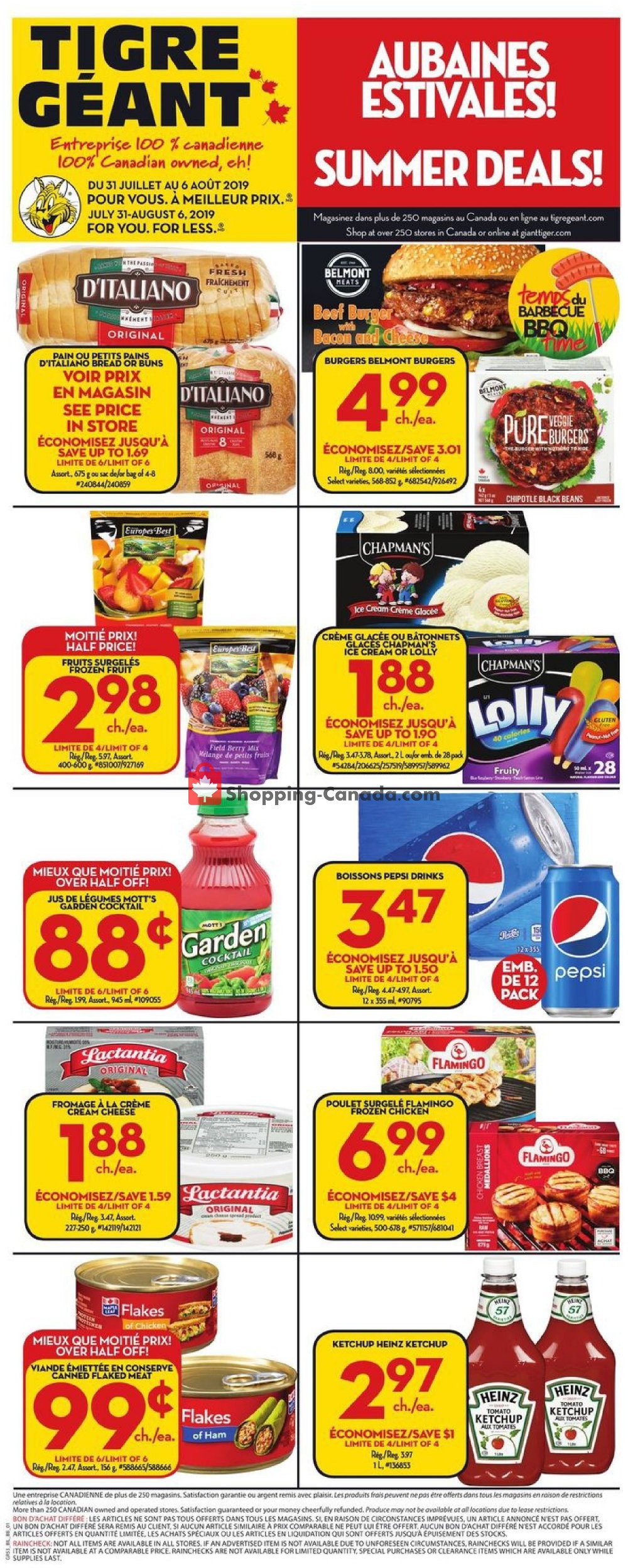 Giant Tiger flyer from Wednesday July 31, 2019 to Tuesday August 6, 2019 - page 3