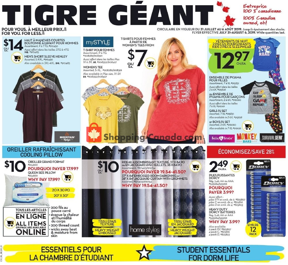 Giant Tiger flyer from Wednesday July 31, 2019 to Tuesday August 6, 2019 - page 5