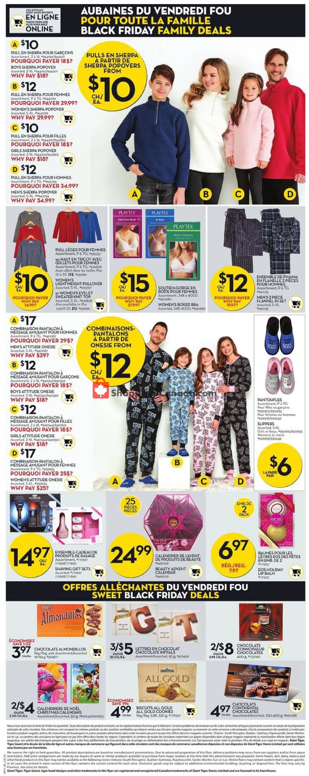 Giant Tiger Canada, flyer (Black Friday QC) November 27 December