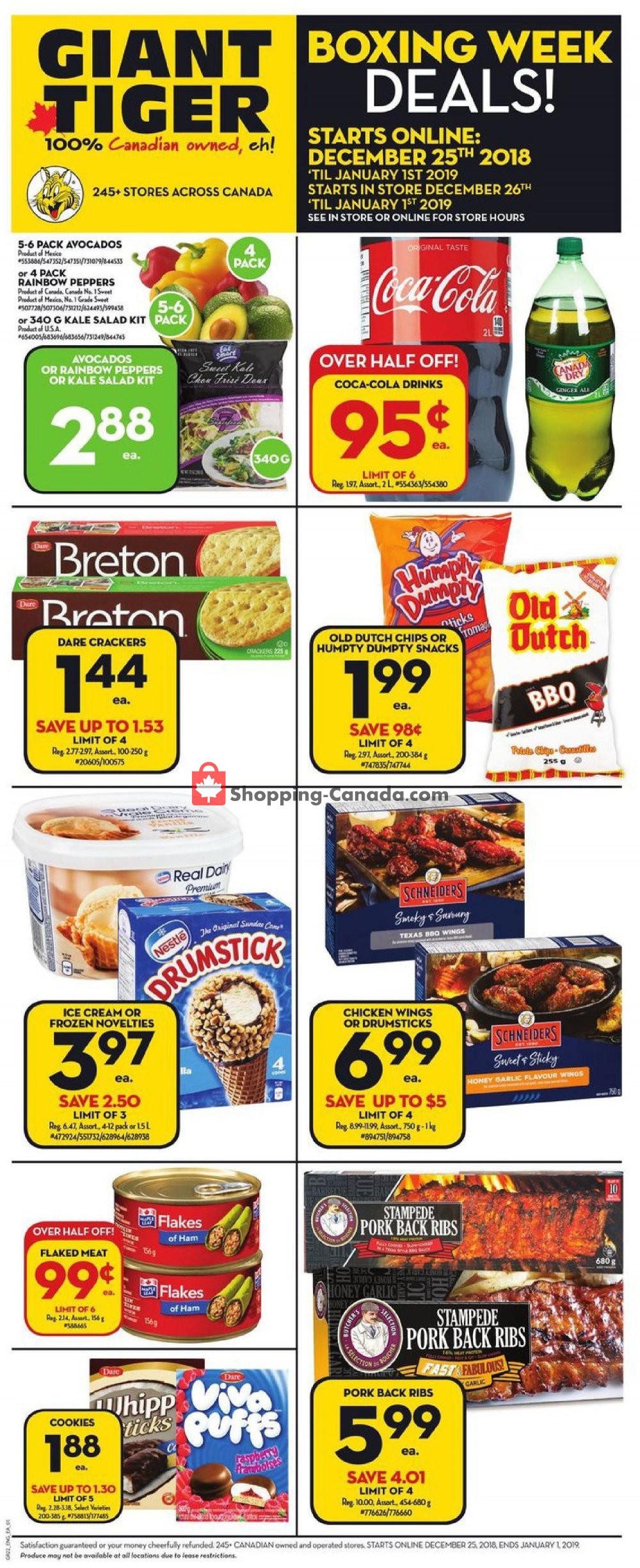 Giant Tiger flyer from Tuesday December 25, 2018 to Tuesday January 1, 2019 - page 3