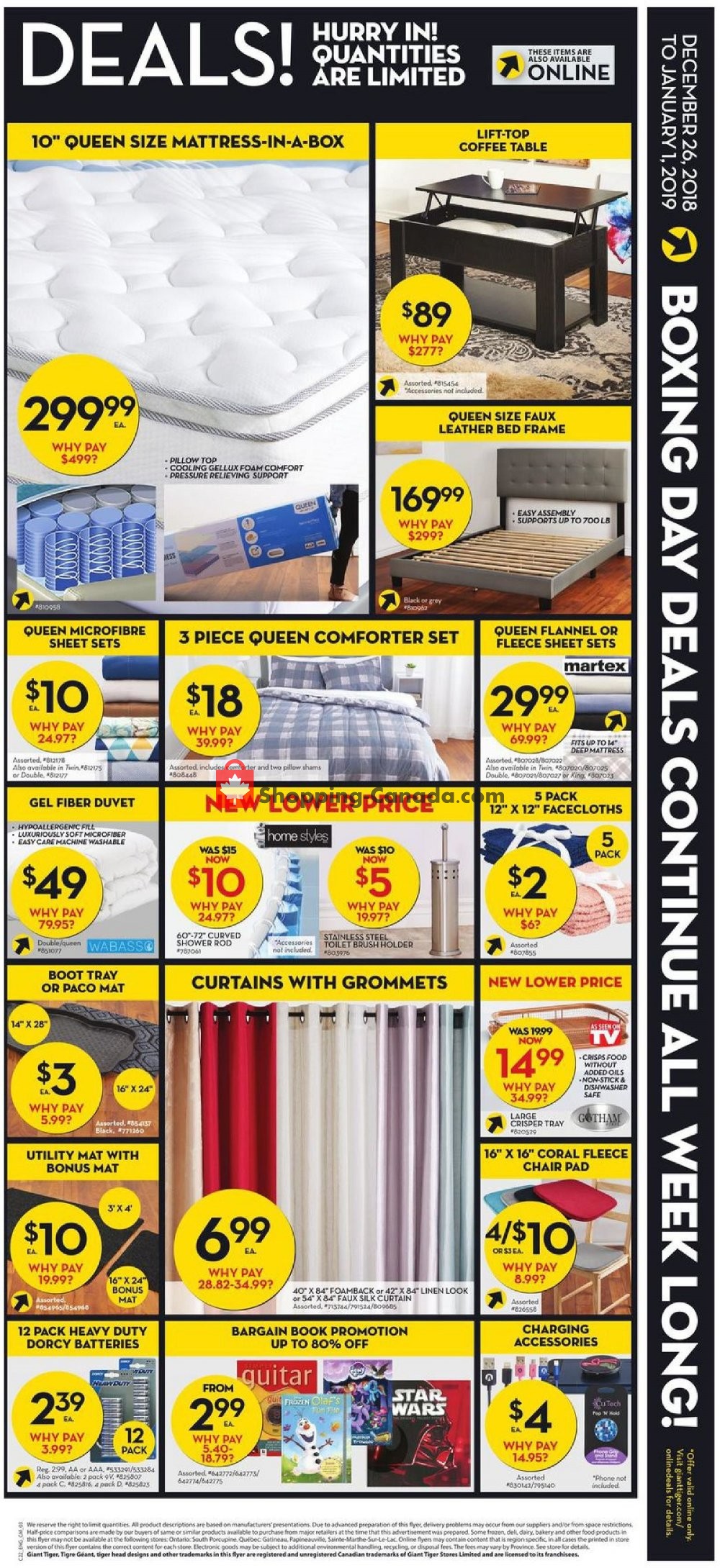 Giant Tiger flyer from Tuesday December 25, 2018 to Tuesday January 1, 2019 - page 7