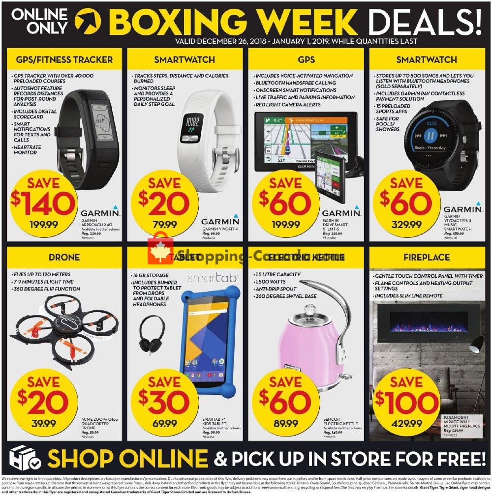 Giant Tiger flyer from Tuesday December 25, 2018 to Tuesday January 1, 2019 - page 8