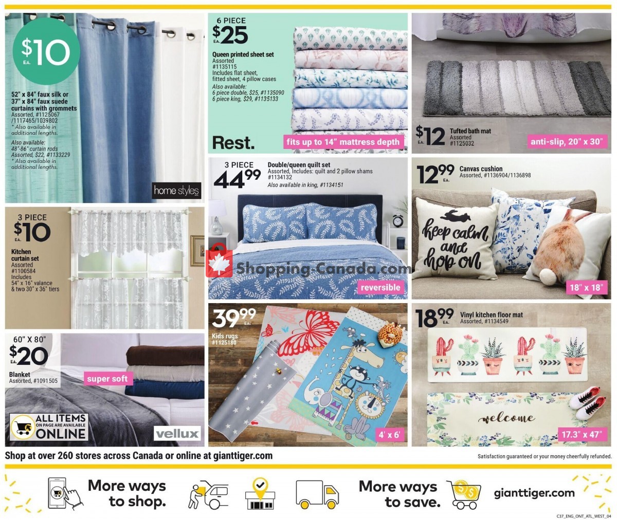Giant Tiger Canada, flyer (Easter Savings ON) April 13 April 19