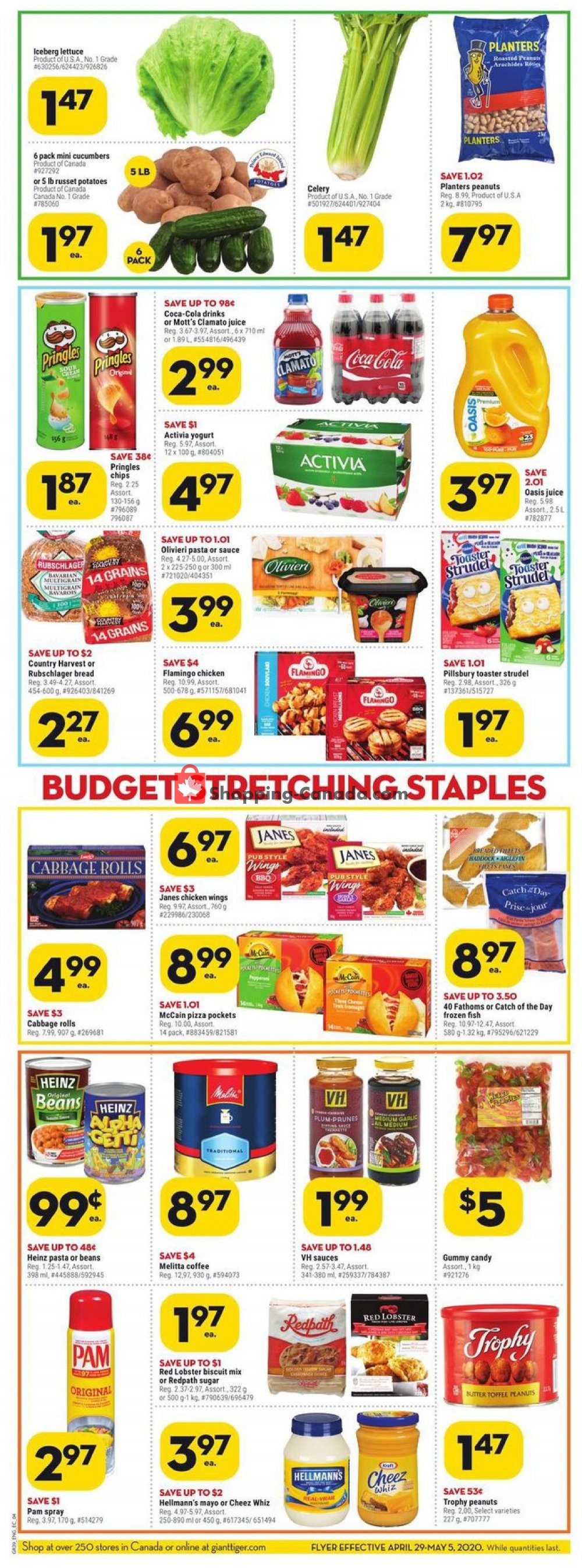 Giant Tiger flyer from Wednesday April 29, 2020 to Tuesday May 5, 2020 - page 5