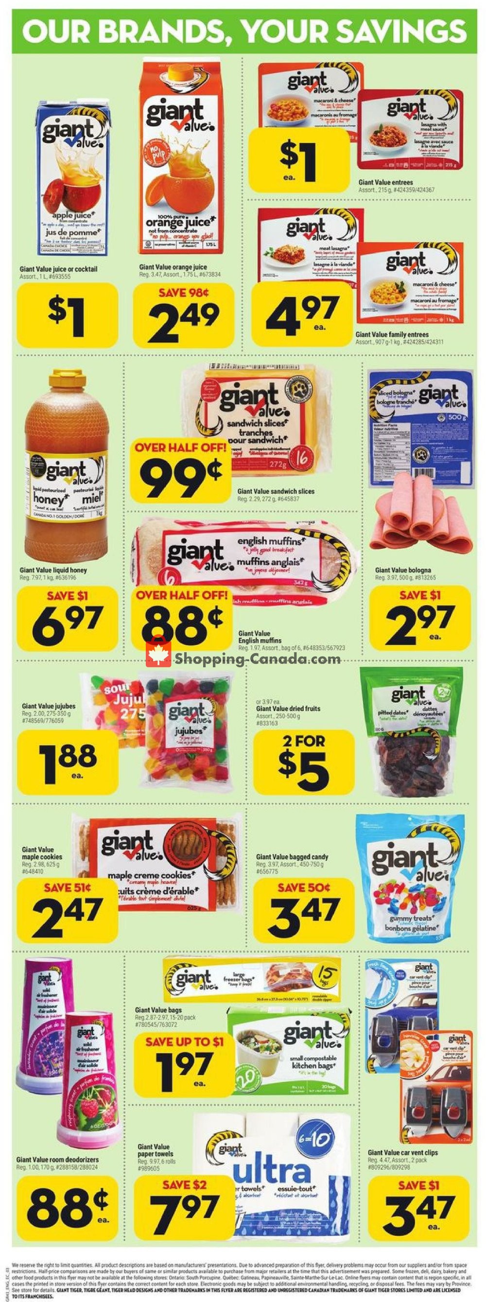 Giant Tiger flyer from Wednesday May 27, 2020 to Tuesday June 2, 2020 - page 3