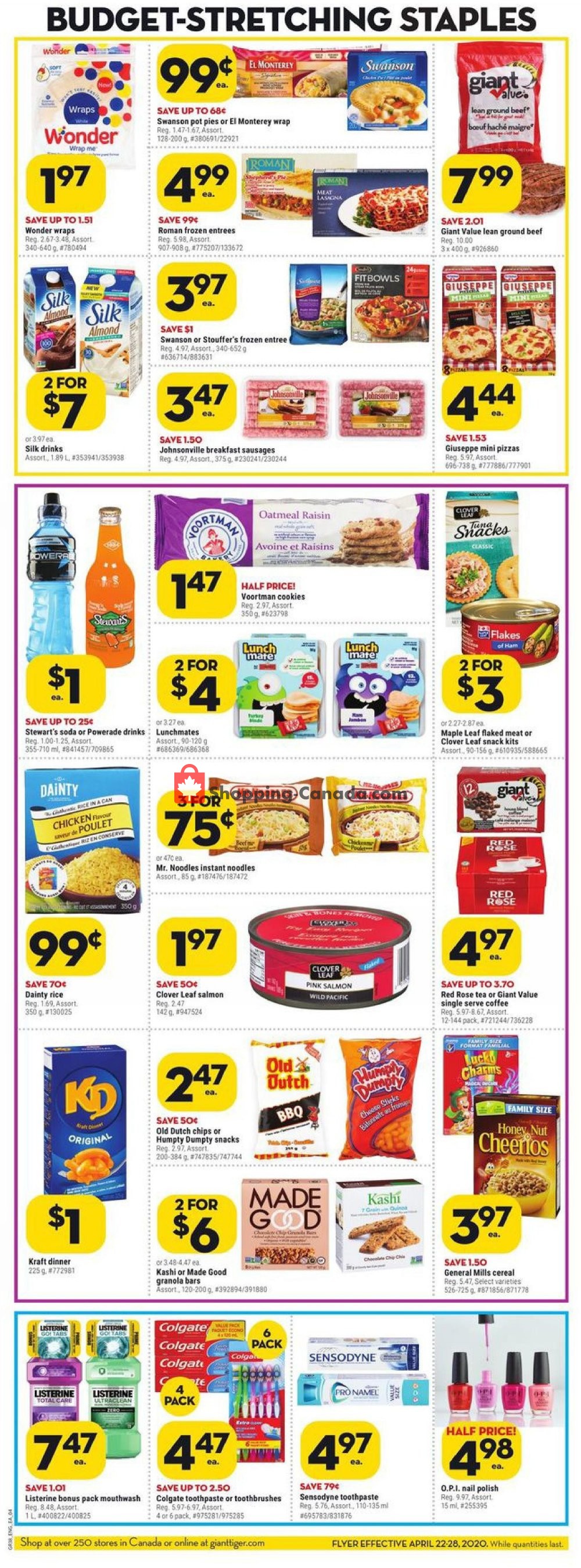 Giant Tiger flyer from Wednesday April 22, 2020 to Tuesday April 28, 2020 - page 4
