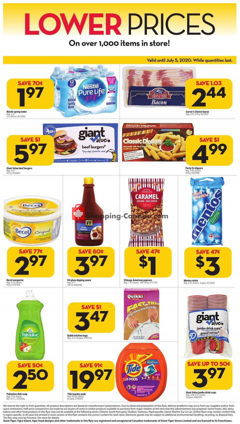 Giant Tiger flyer from Wednesday June 3, 2020 to Tuesday June 9, 2020 - page 5