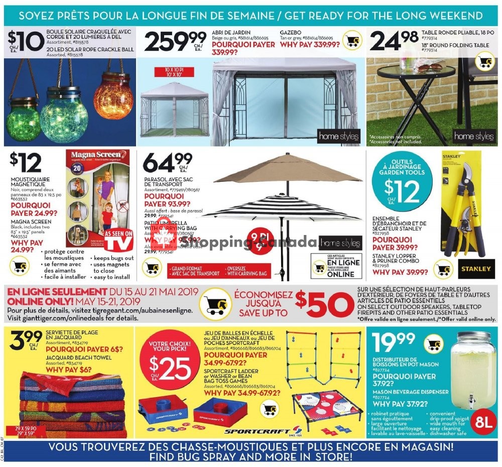 Giant Tiger flyer from Wednesday May 15, 2019 to Tuesday May 21, 2019 - page 12