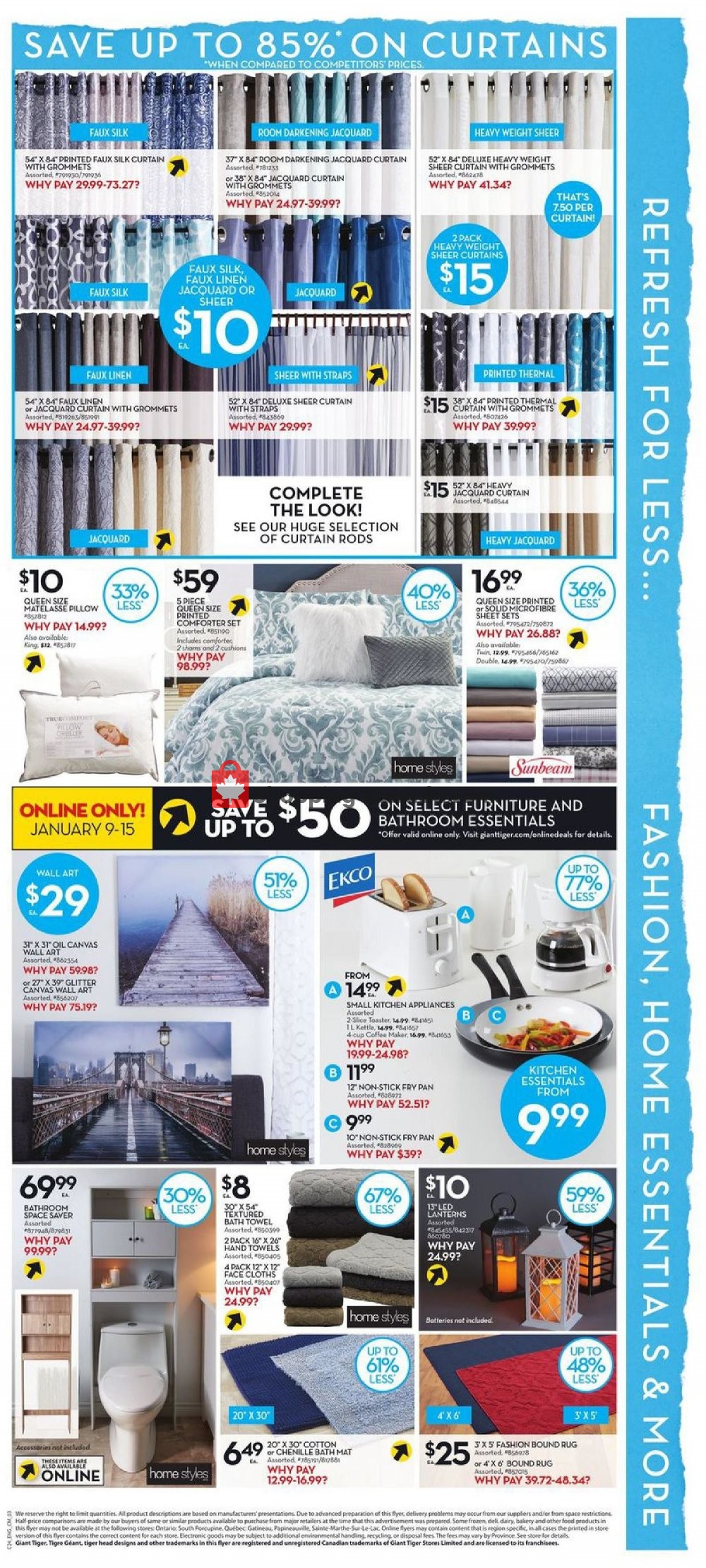 Giant Tiger flyer from Wednesday January 9, 2019 to Tuesday January 15, 2019 - page 7