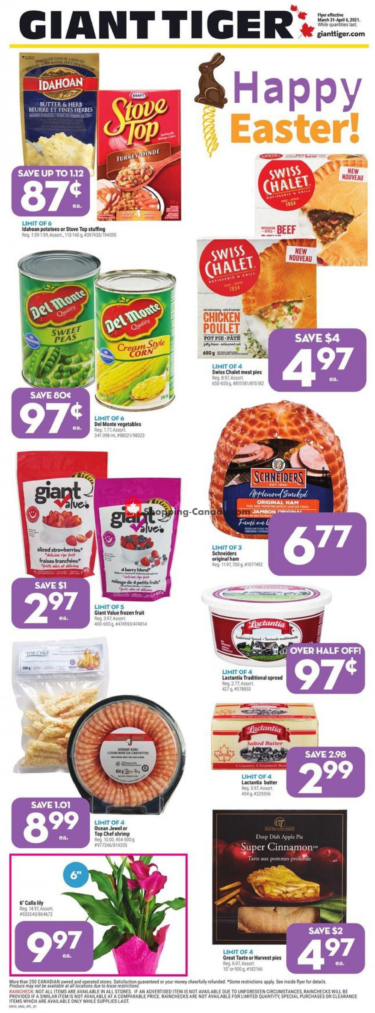 Giant Tiger flyer from Wednesday March 31, 2021 to Tuesday April 6, 2021 - page 3