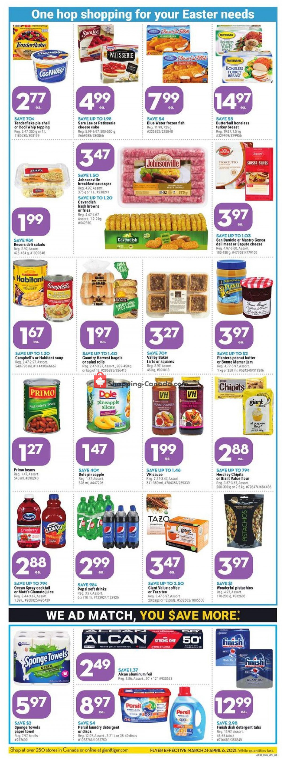 Giant Tiger flyer from Wednesday March 31, 2021 to Tuesday April 6, 2021 - page 4