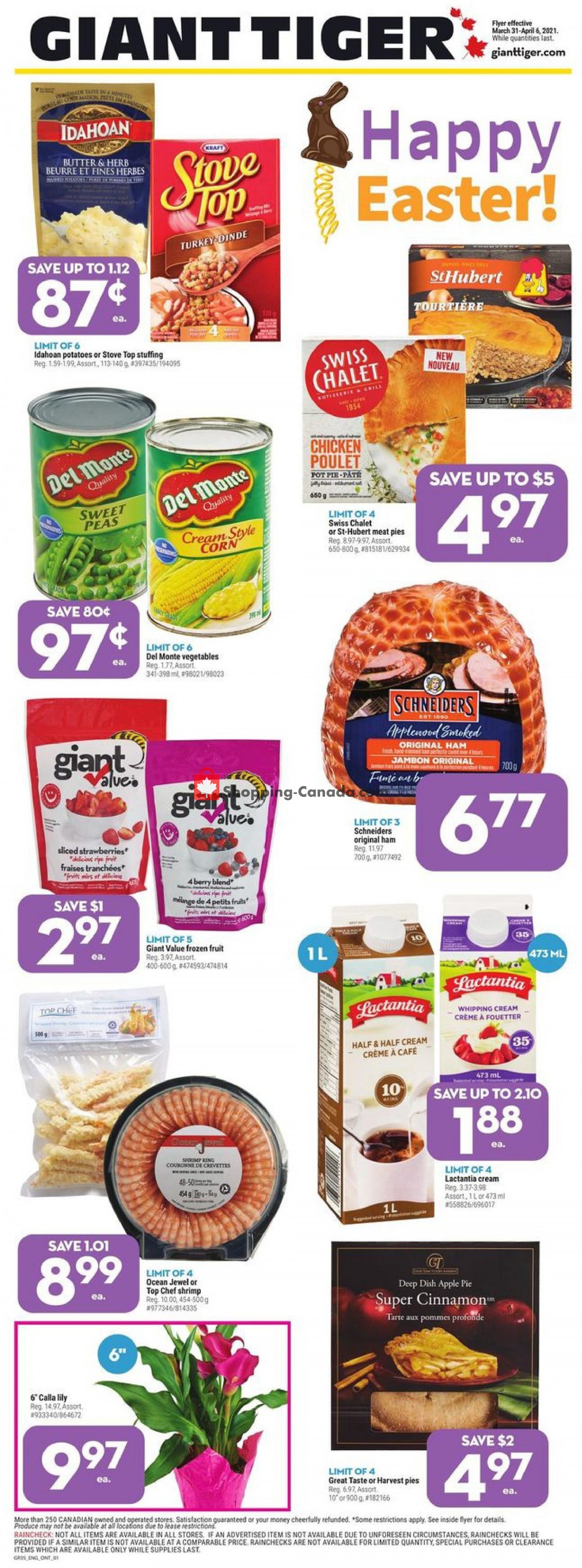 Giant Tiger flyer from Wednesday March 31, 2021 to Tuesday April 6, 2021 - page 3