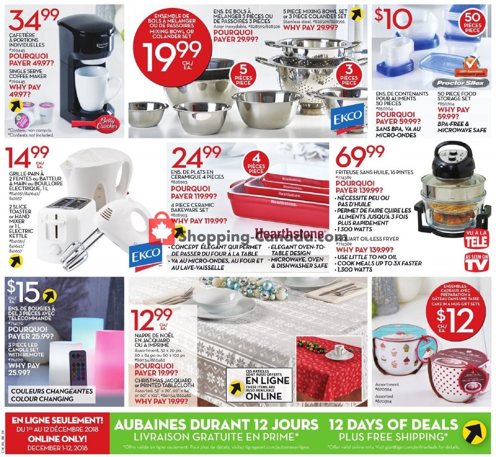 Giant Tiger flyer from Wednesday November 28, 2018 to Tuesday December 4, 2018 - page 13