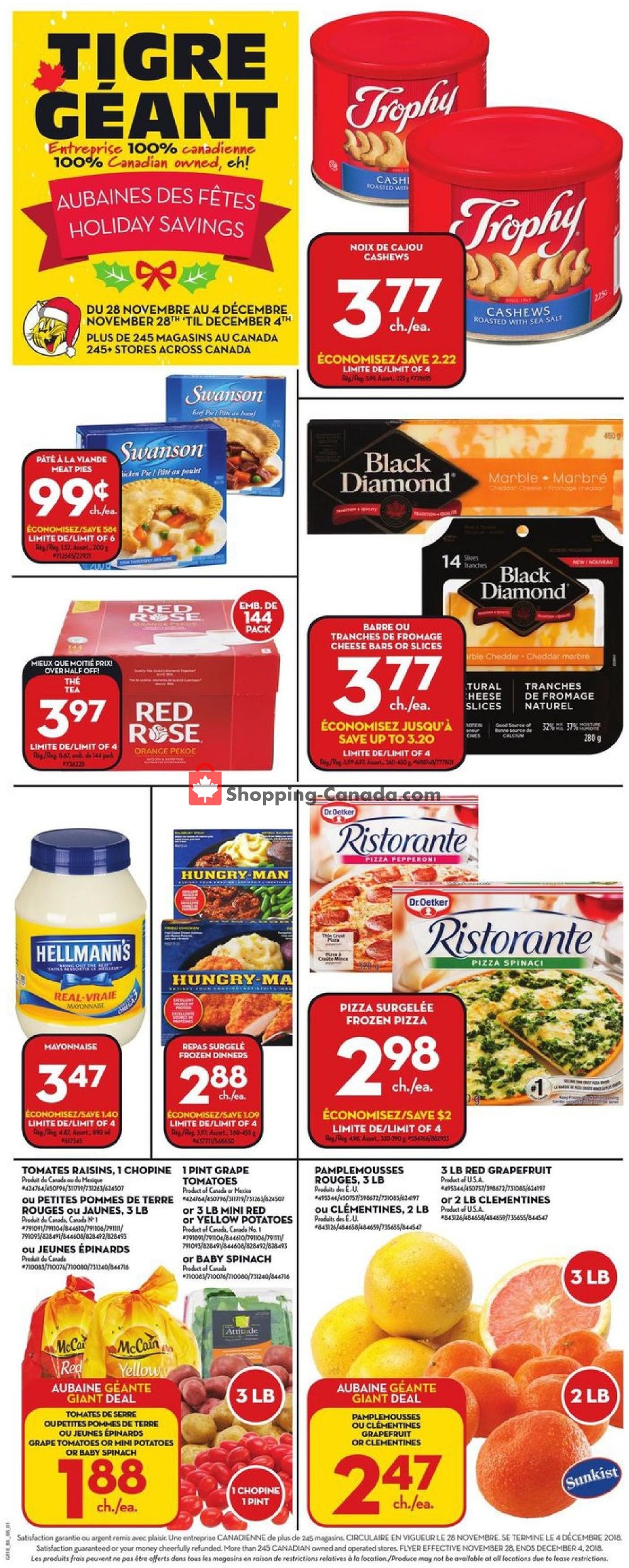 Giant Tiger flyer from Wednesday November 28, 2018 to Tuesday December 4, 2018 - page 3