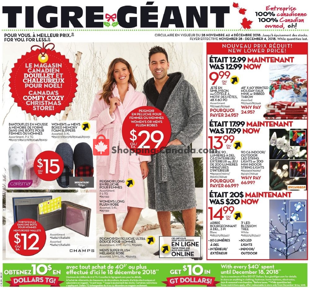 Giant Tiger flyer from Wednesday November 28, 2018 to Tuesday December 4, 2018 - page 5