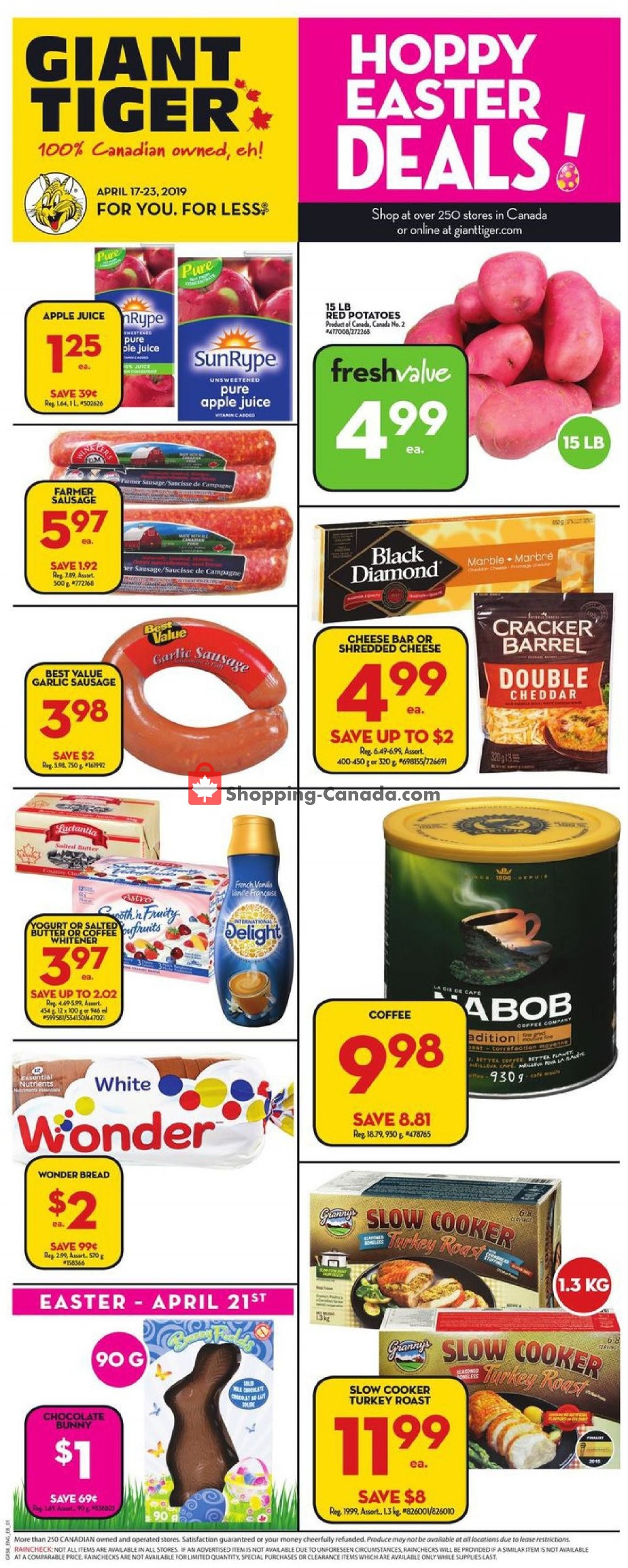 Giant Tiger flyer from Wednesday April 17, 2019 to Tuesday April 23, 2019 - page 3