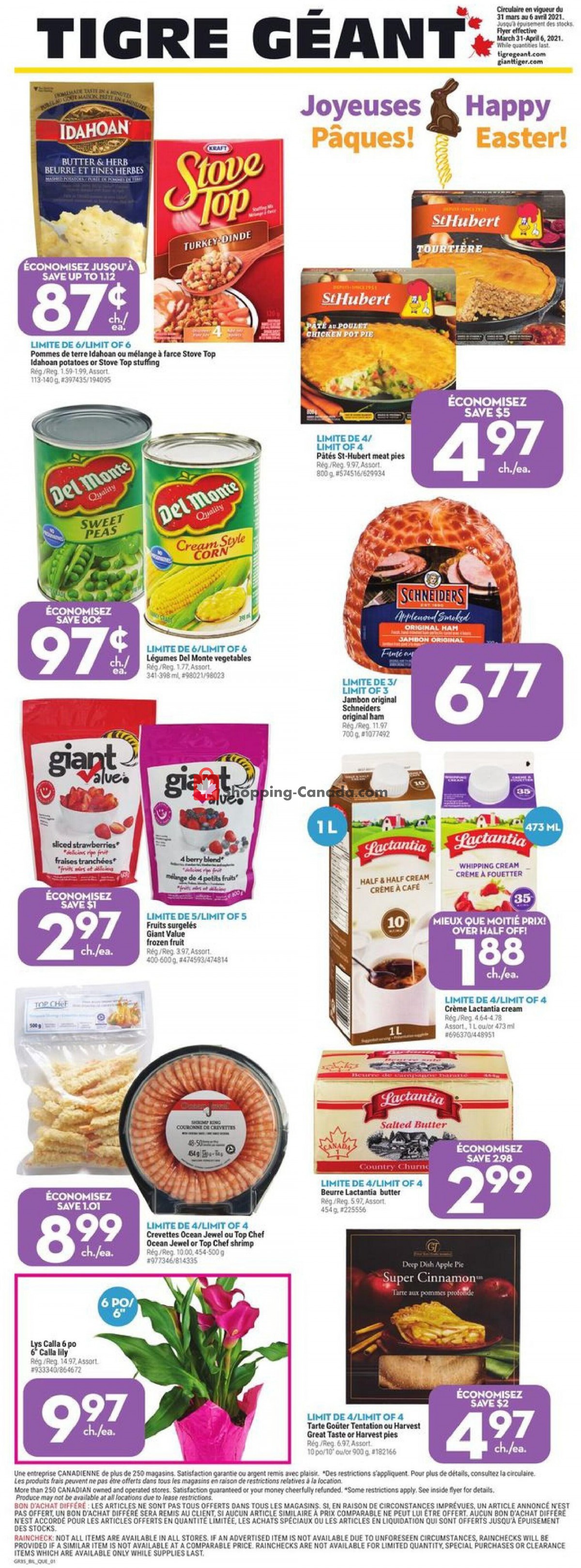 Giant Tiger flyer from Wednesday March 31, 2021 to Tuesday April 6, 2021 - page 3