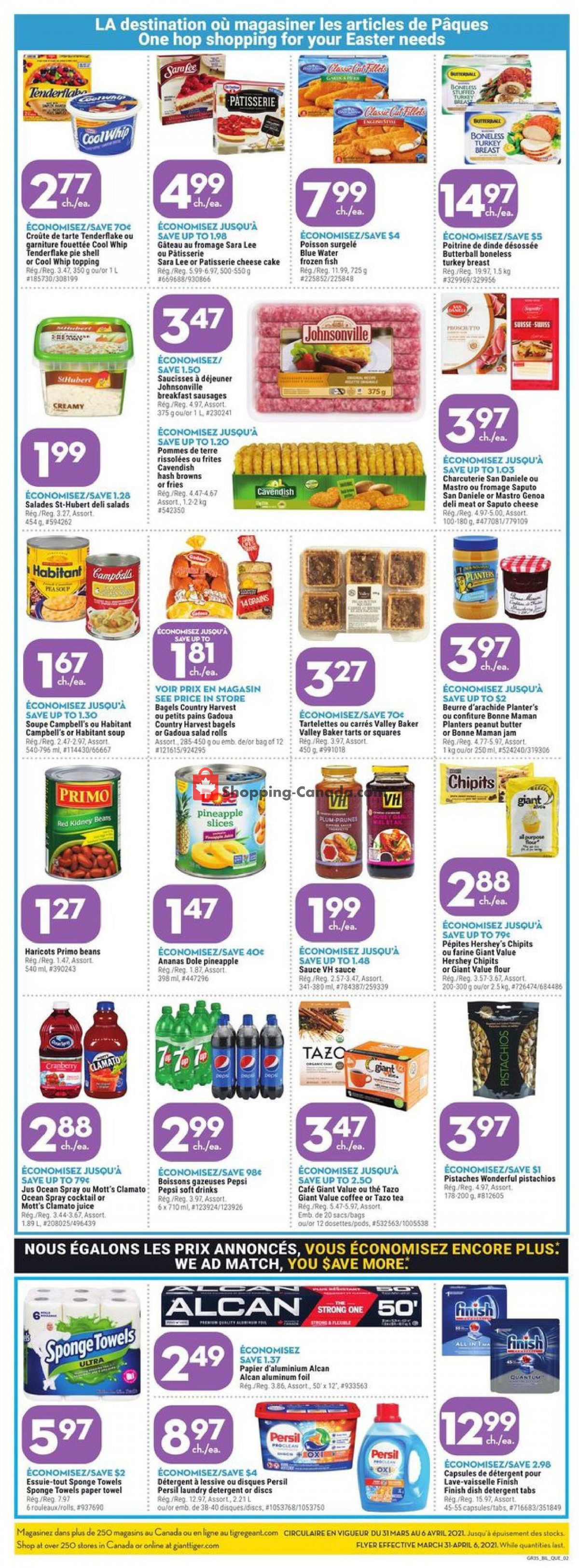 Giant Tiger flyer from Wednesday March 31, 2021 to Tuesday April 6, 2021 - page 4