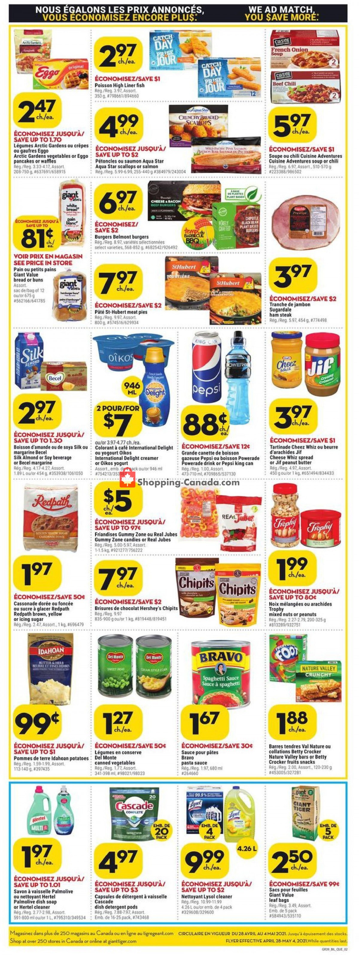 Giant Tiger flyer from Wednesday April 28, 2021 to Tuesday May 4, 2021 - page 4