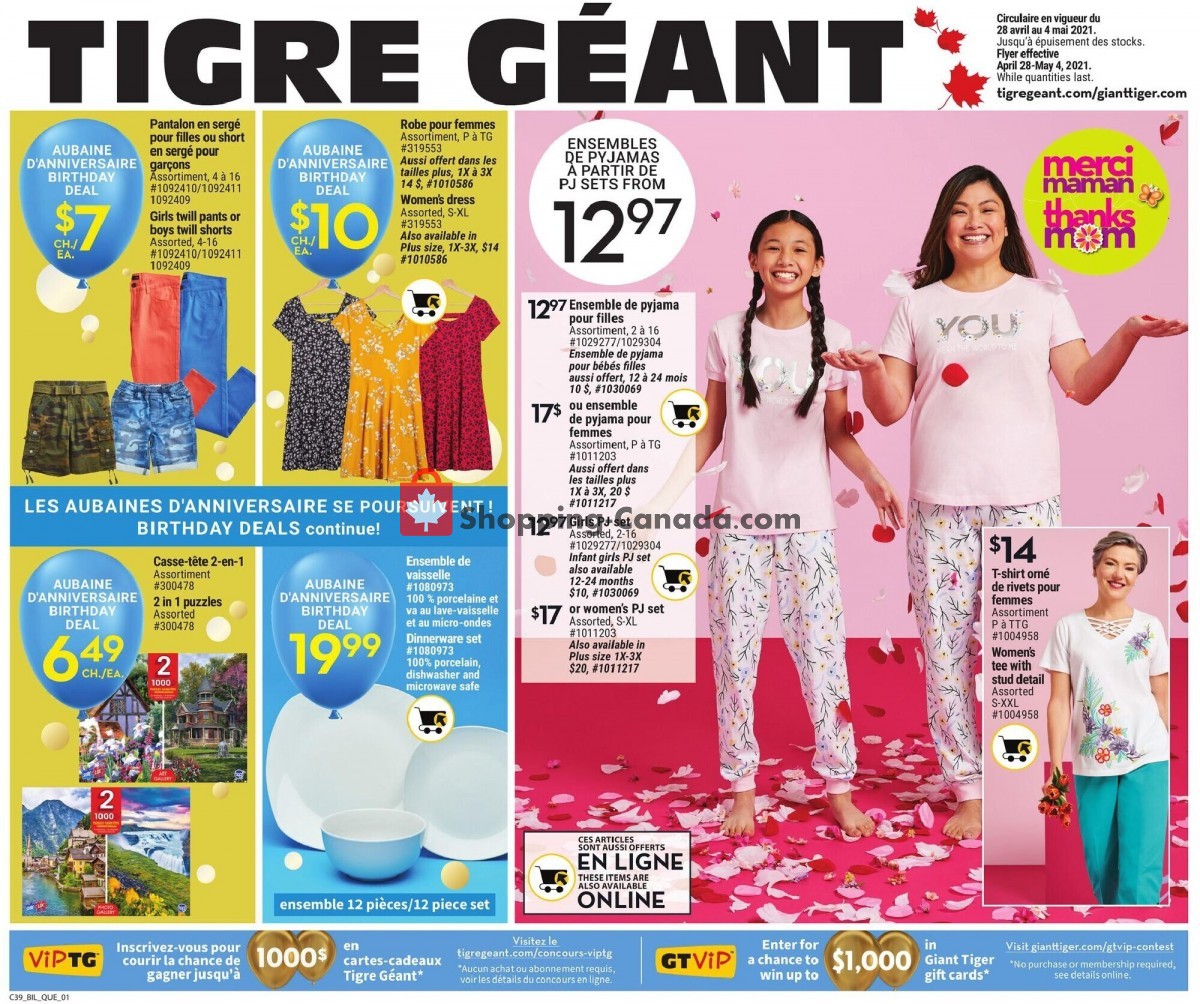 Giant Tiger flyer from Wednesday April 28, 2021 to Tuesday May 4, 2021 - page 8