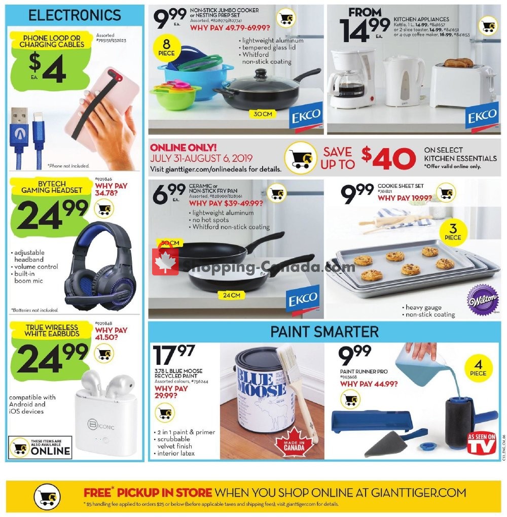 Giant Tiger flyer from Wednesday July 31, 2019 to Tuesday August 6, 2019 - page 11