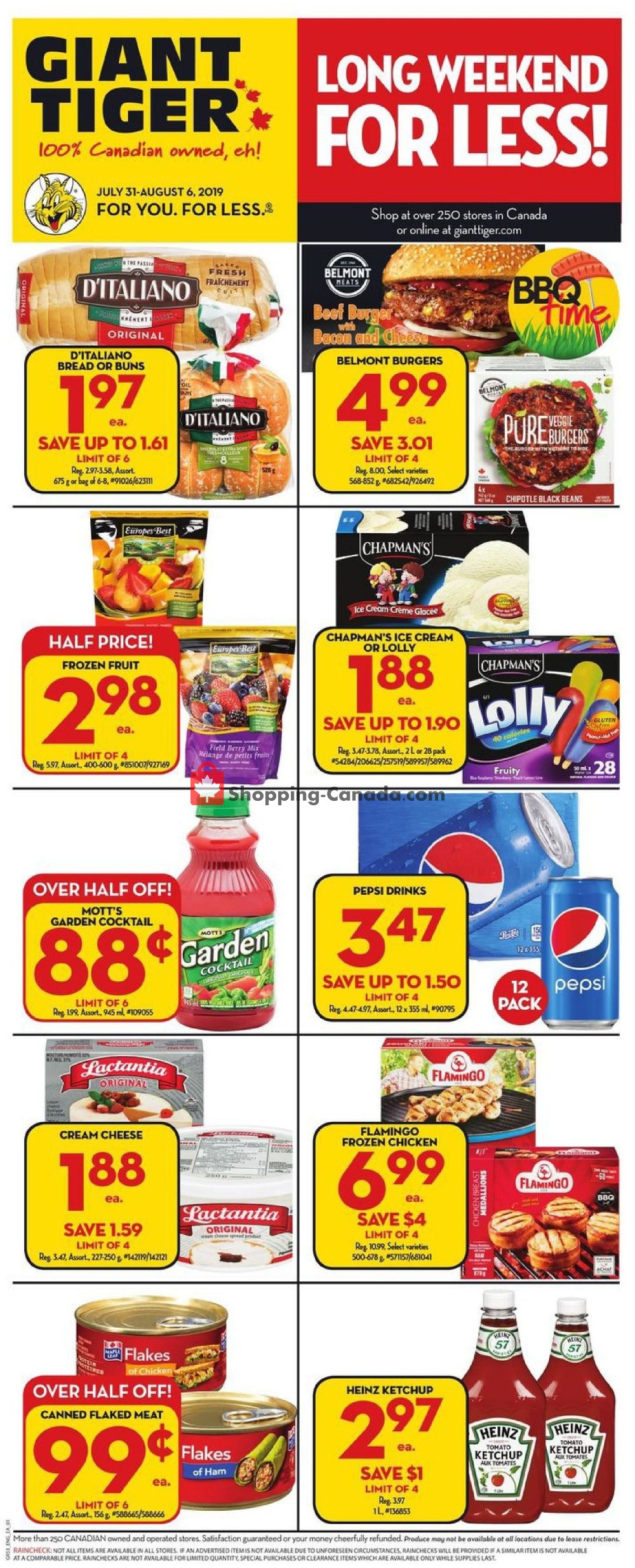 Giant Tiger flyer from Wednesday July 31, 2019 to Tuesday August 6, 2019 - page 3