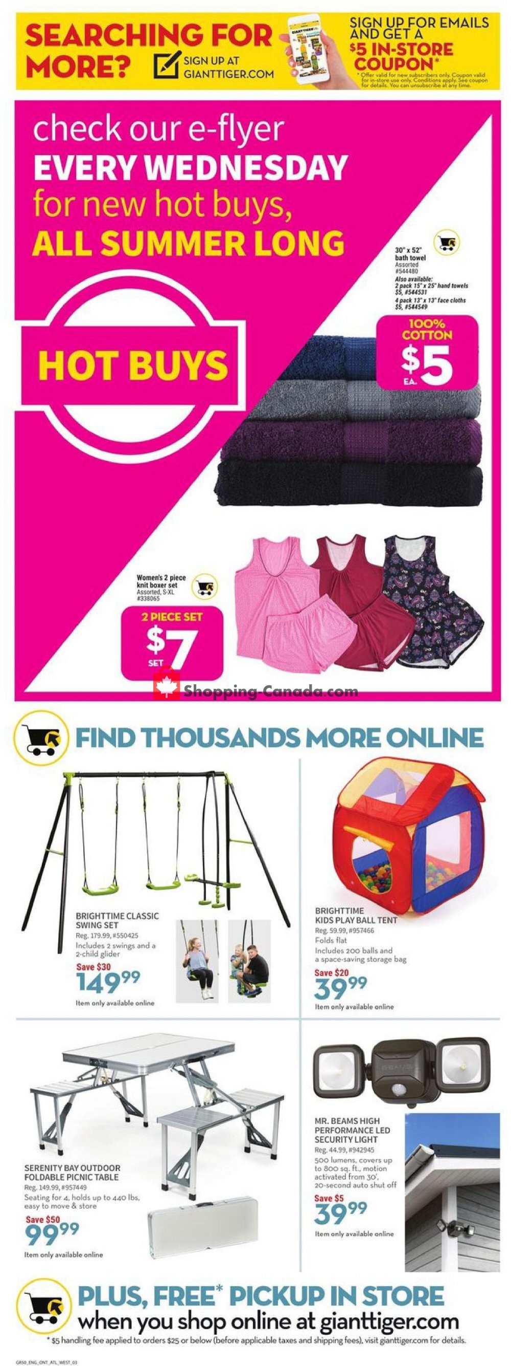 Giant Tiger flyer from Wednesday July 15, 2020 to Tuesday July 21, 2020 - page 3