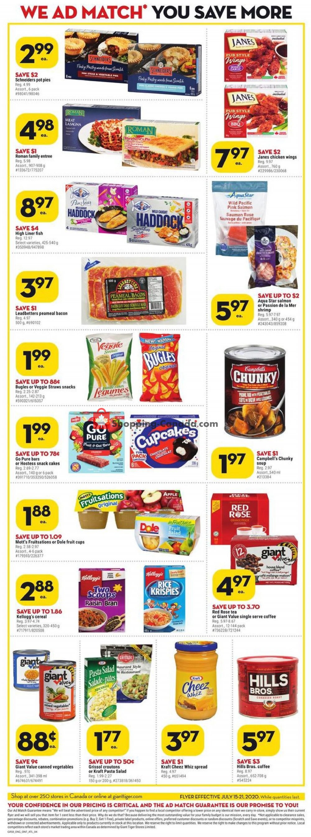 Giant Tiger flyer from Wednesday July 15, 2020 to Tuesday July 21, 2020 - page 4