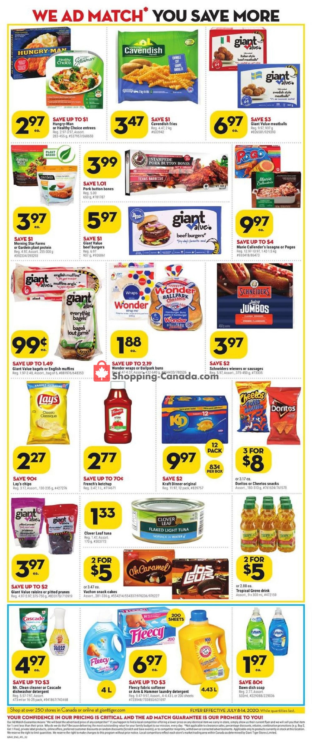 Giant Tiger flyer from Wednesday July 8, 2020 to Tuesday July 14, 2020 - page 2