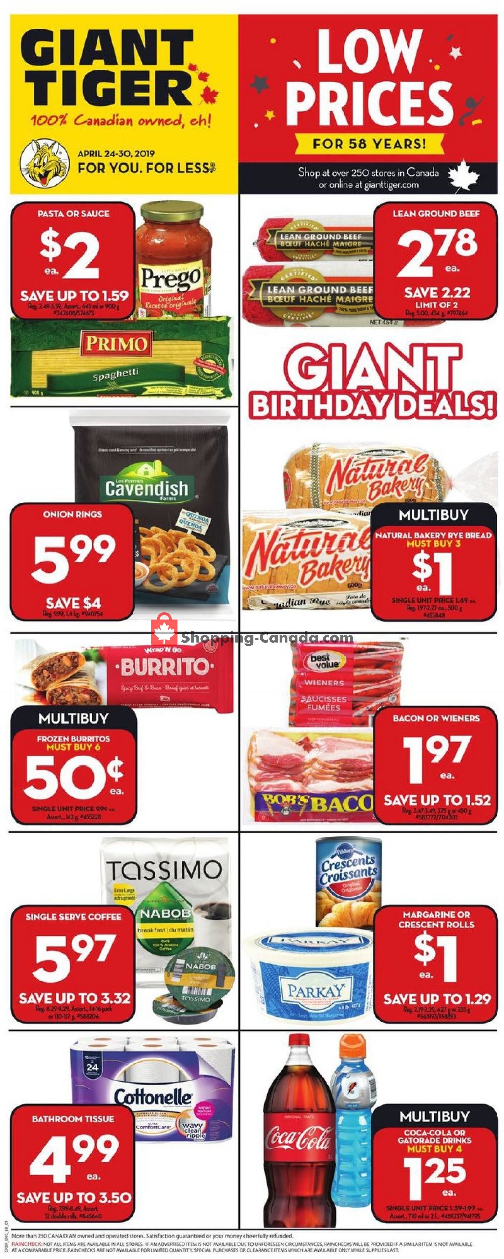 Giant Tiger flyer from Wednesday April 24, 2019 to Tuesday April 30, 2019 - page 3