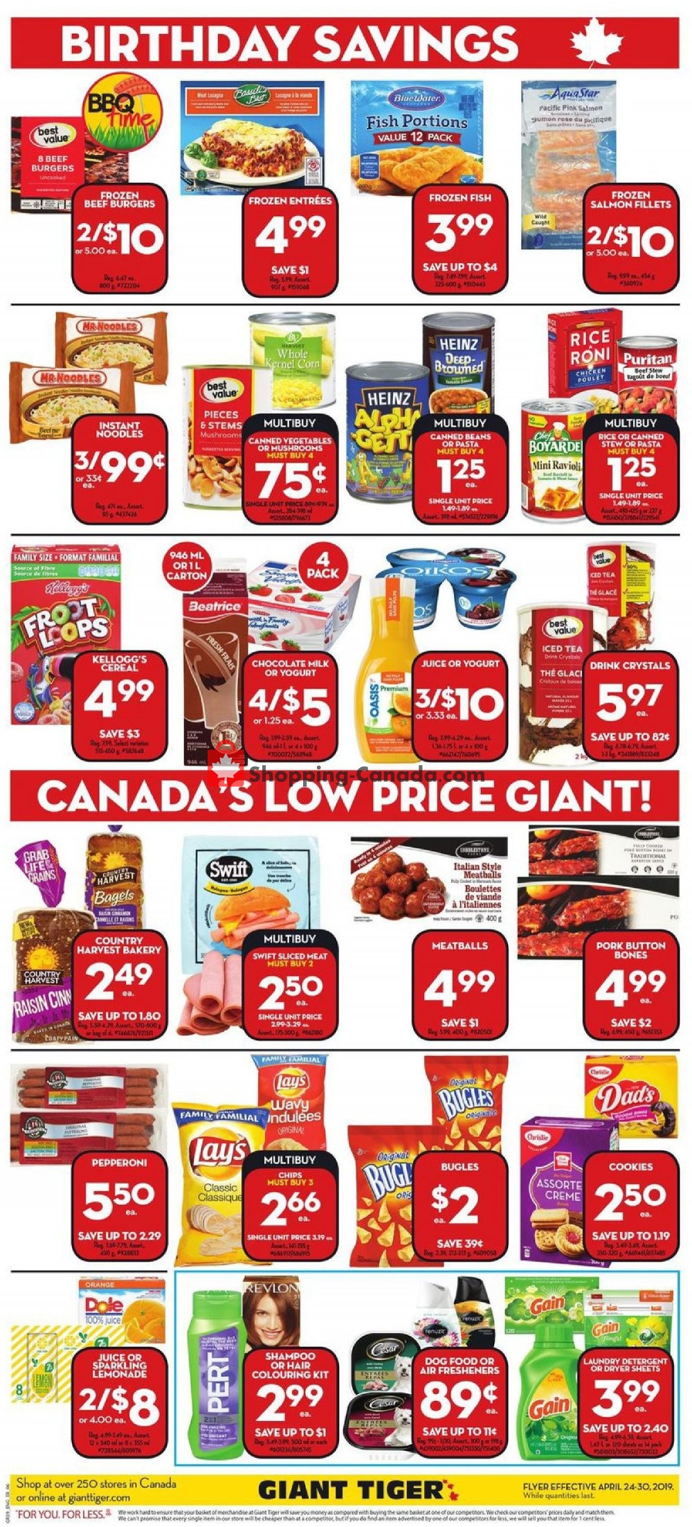 Giant Tiger flyer from Wednesday April 24, 2019 to Tuesday April 30, 2019 - page 4