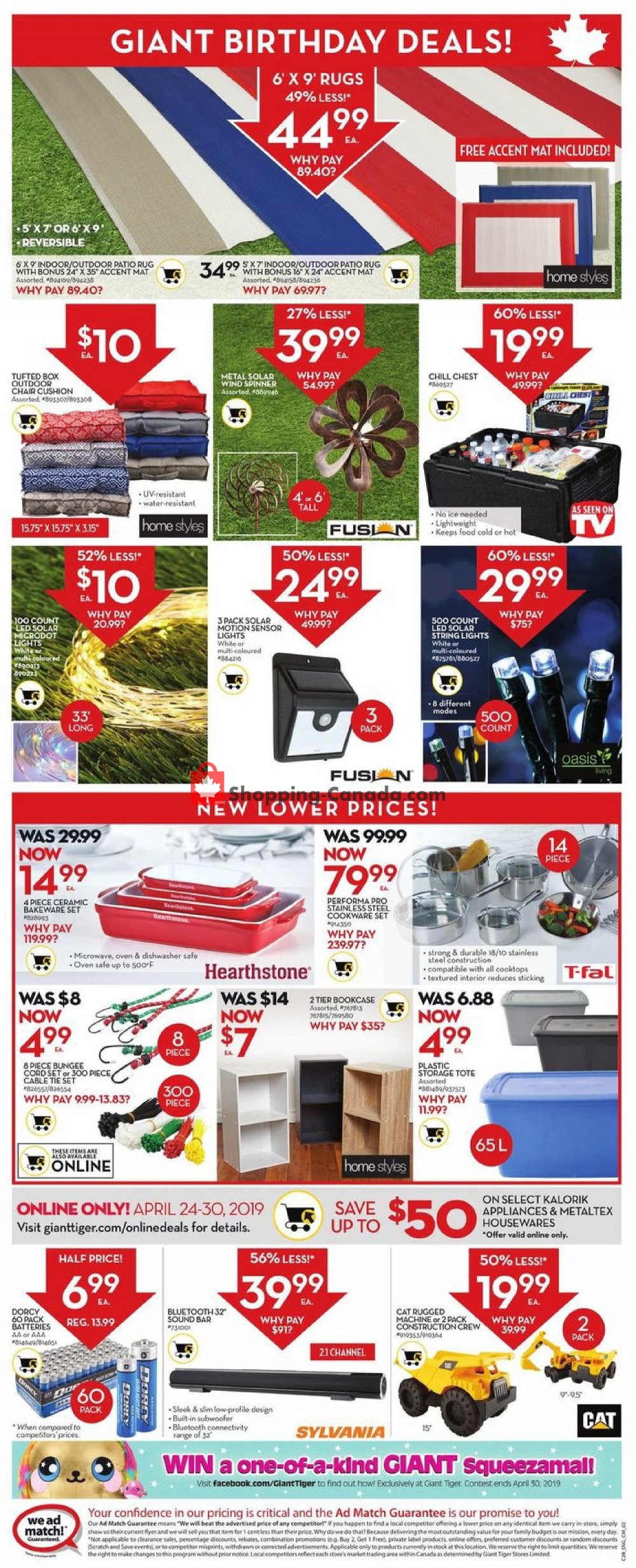 Giant Tiger flyer from Wednesday April 24, 2019 to Tuesday April 30, 2019 - page 6