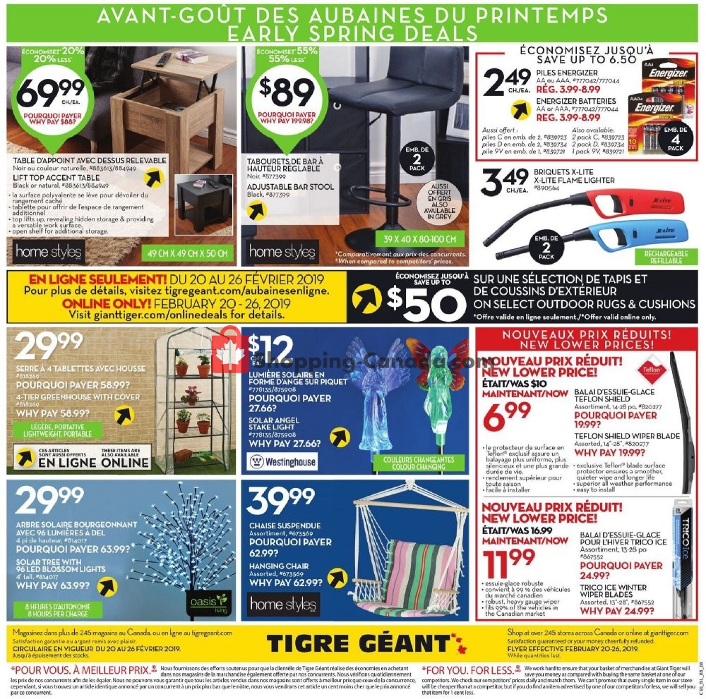 Giant Tiger flyer from Wednesday February 20, 2019 to Tuesday February 26, 2019 - page 11