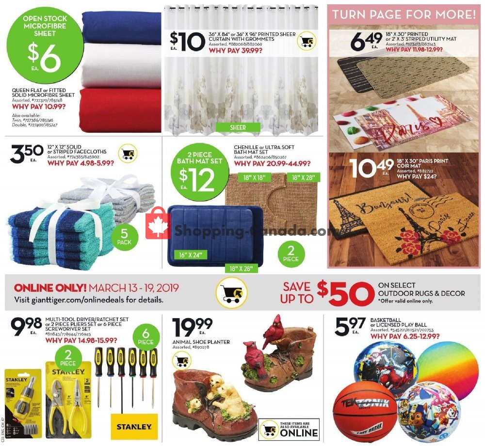 Giant Tiger flyer from Wednesday March 13, 2019 to Tuesday March 19, 2019 - page 13