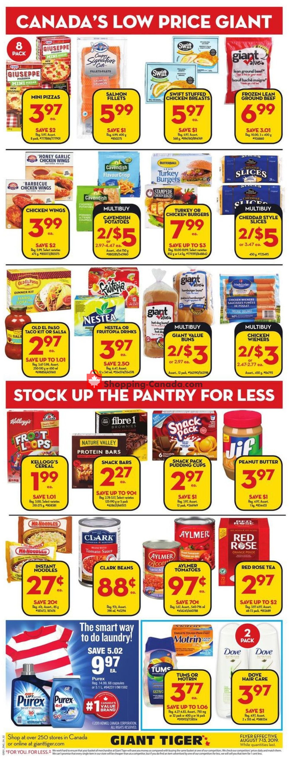 Giant Tiger flyer from Wednesday August 7, 2019 to Tuesday August 13, 2019 - page 4