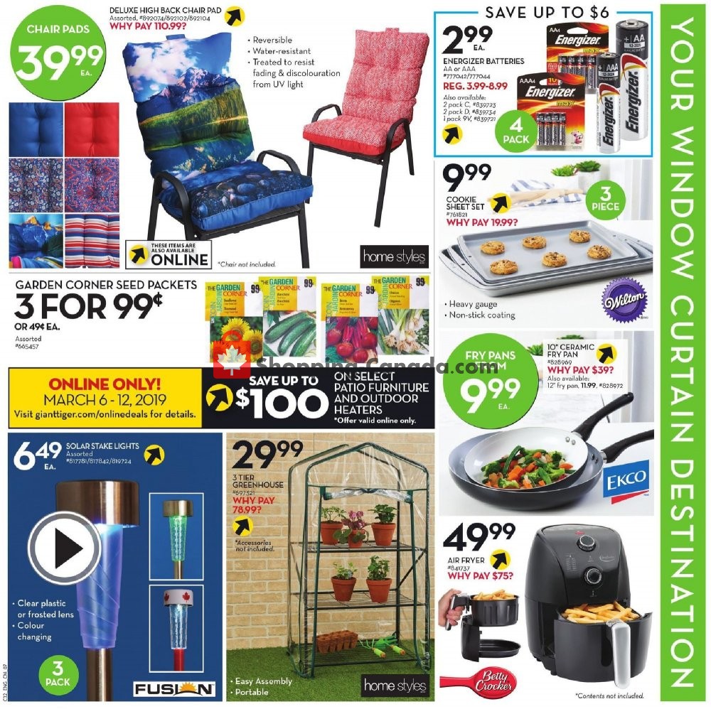 Giant Tiger flyer from Wednesday March 6, 2019 to Tuesday March 12, 2019 - page 10