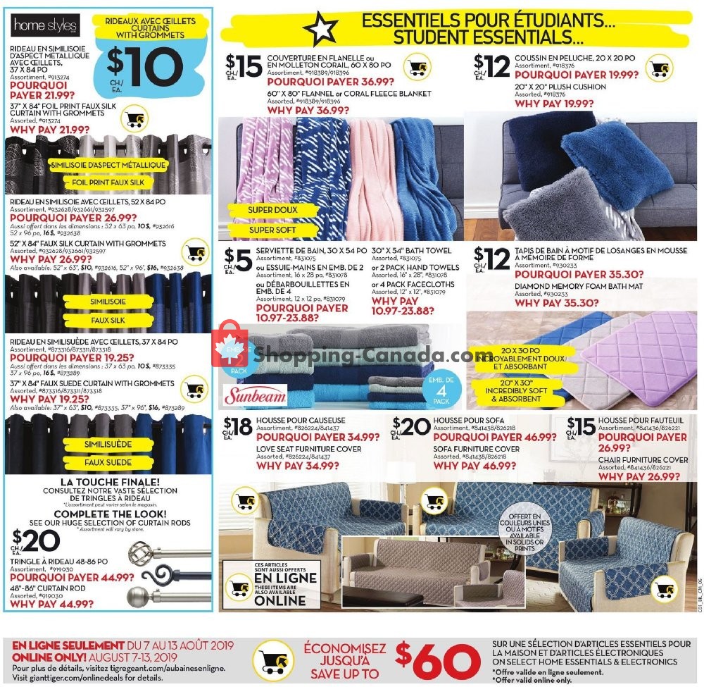 Giant Tiger flyer from Wednesday August 7, 2019 to Tuesday August 13, 2019 - page 12