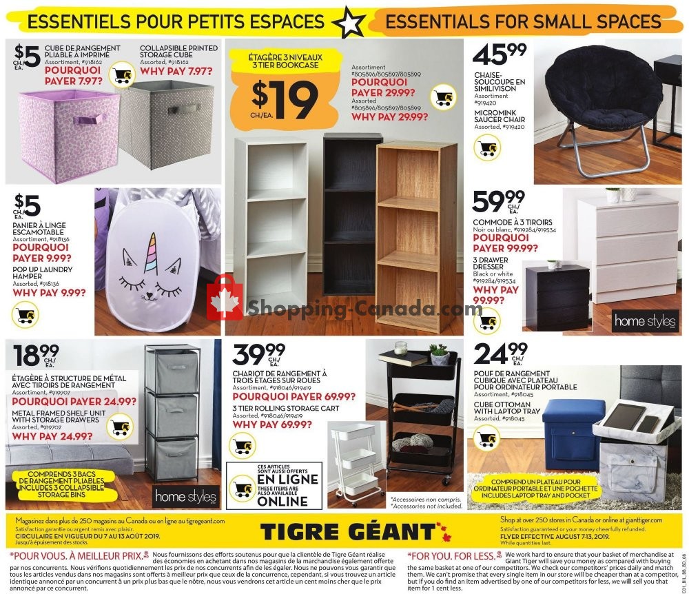 Giant Tiger flyer from Wednesday August 7, 2019 to Tuesday August 13, 2019 - page 14