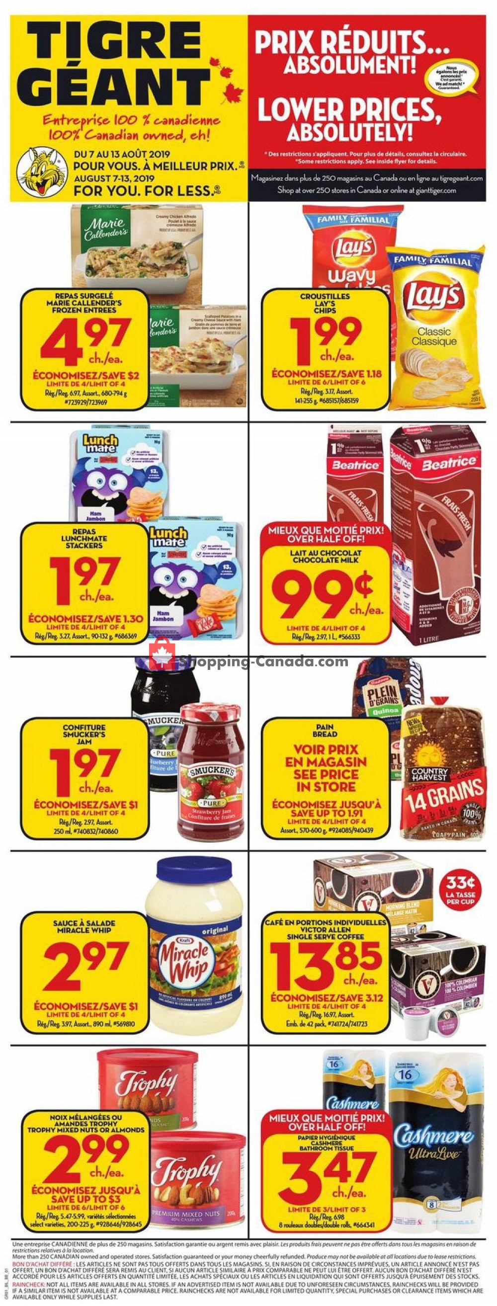 Giant Tiger flyer from Wednesday August 7, 2019 to Tuesday August 13, 2019 - page 3