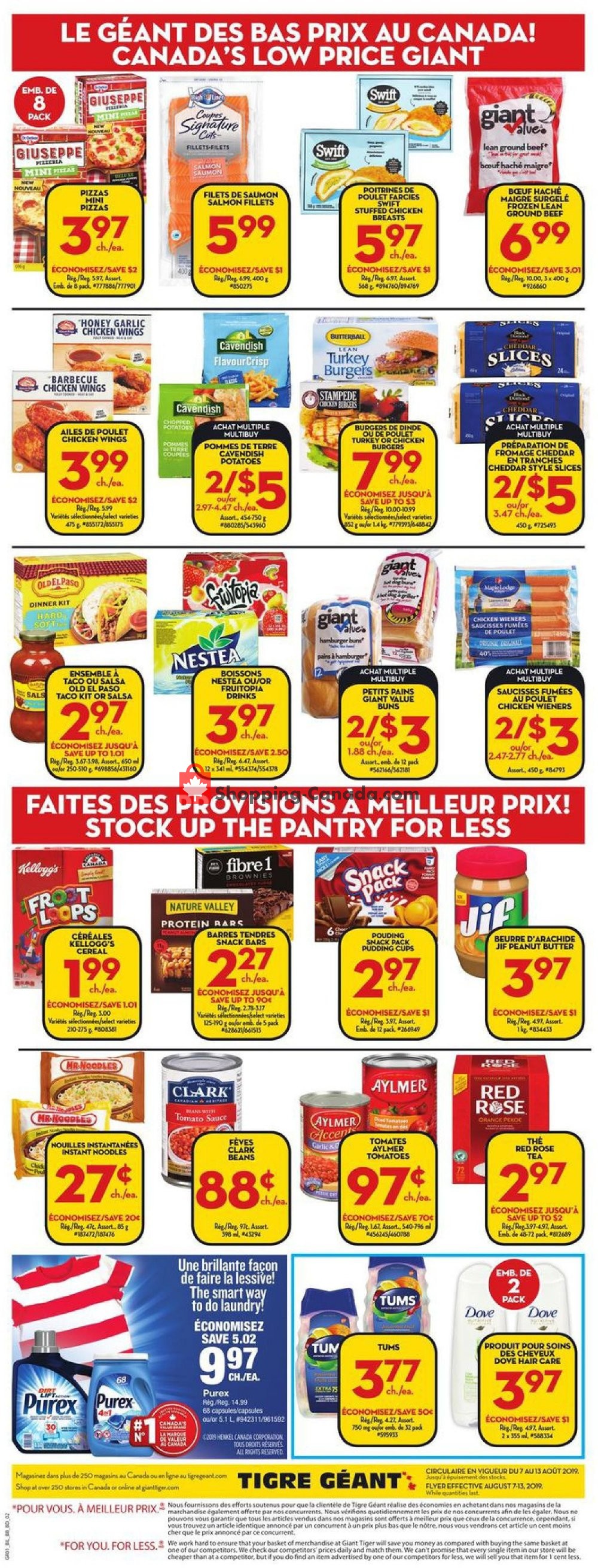 Giant Tiger flyer from Wednesday August 7, 2019 to Tuesday August 13, 2019 - page 4