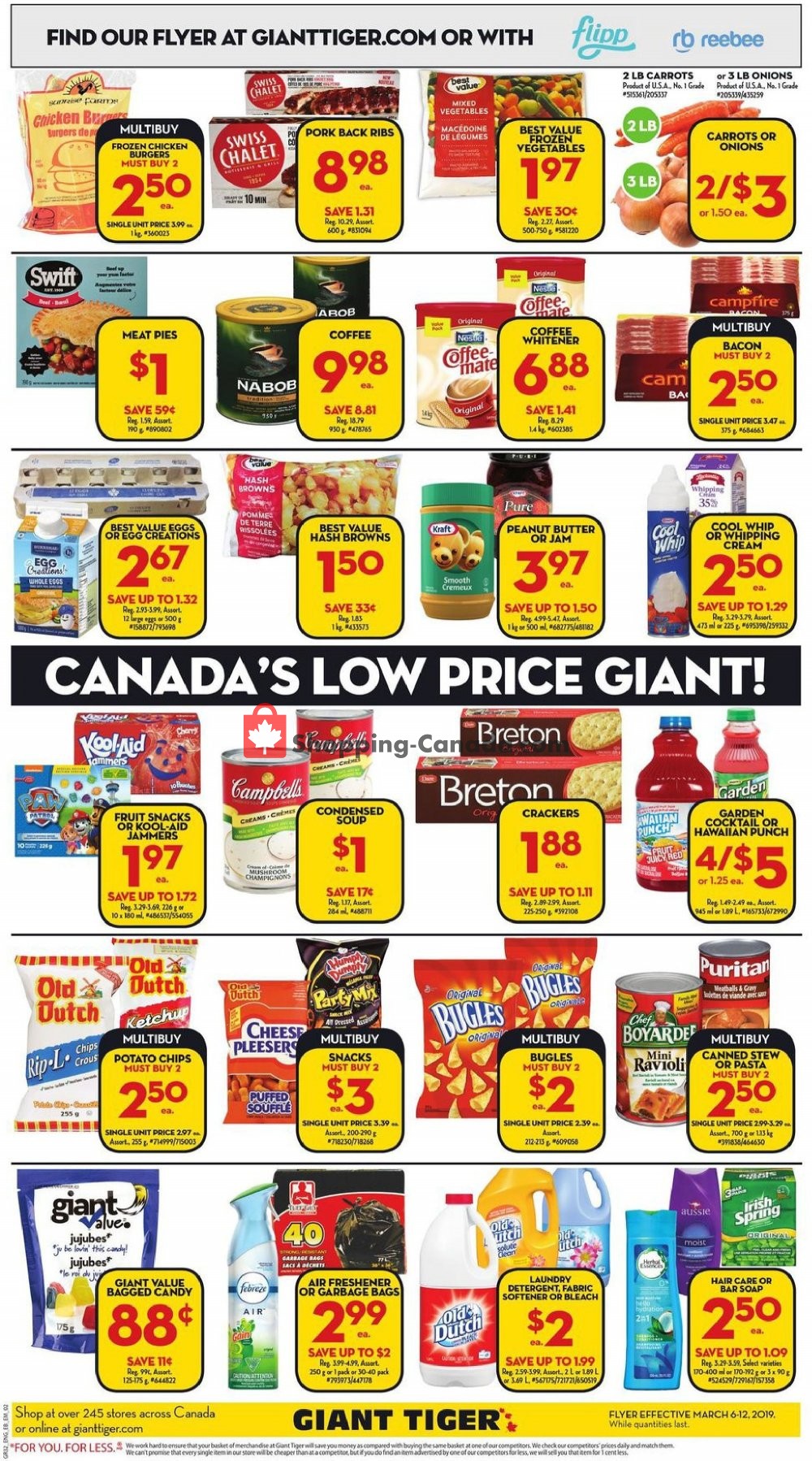 Giant Tiger flyer from Wednesday March 6, 2019 to Tuesday March 12, 2019 - page 2